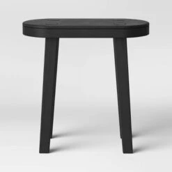 Woodland Carved Wood Accent Table - Black - Threshold™ -Threshold GUEST 028d936f c1e9 49b0 a030 2e6b1194a496