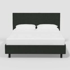 Fanie Slipcover Platform Bed In Linen - Threshold™