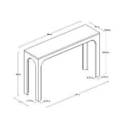 Thetford Console Table Gray - Threshold™ Designed With Studio McGee -Threshold GUEST 094e781e 9ba9 4573 90e2 20870689eed5