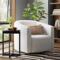 Threshold 25 Marble Accent Table Black - Threshold™