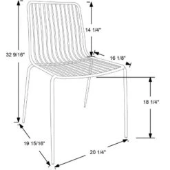 Set Of 2 Sodra Rounded Seat Wire Dining Chair Black - Threshold™ -Threshold GUEST 0f828125 acf9 421a 891b 2b59dd6df491