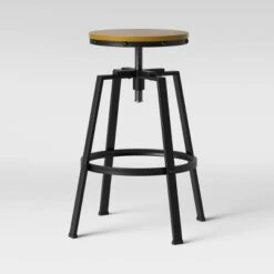 Lewiston Adjustable Swivel Barstool - Threshold -Threshold GUEST 11447b9c f63d 44de 89f4 f3ad210ca579