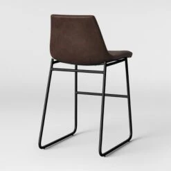 Bowden Faux Leather Counter Height Barstool - Threshold™ -Threshold GUEST 171d5689 a534 48da 8c79 824a9f24b7e0