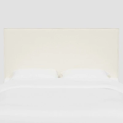 Fanie French Seam Slipcover Headboard In Cotton Twill - Threshold™ 1 Fanie French Seam Slipcover Headboard In Cotton Twill - Threshold™