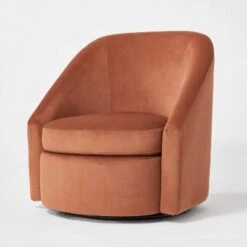 Slope Arm Swivel Chair Velvet - Threshold™ Designed With Studio McGee -Threshold GUEST 1d231a53 2f74 4d0c 87b0 1de5933acef5