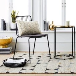 Set Of 2 Sodra Rounded Seat Wire Dining Chair Black - Threshold™ -Threshold GUEST 1f0c0031 cd11 4dd2 b4b3 61162d0e2dff