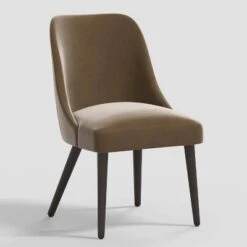 Geller Modern Dining Chair In Shiny Velvet Mystere - Threshold™ -Threshold GUEST 2369bae7 56ac 4476 907a bffe87efe6d3