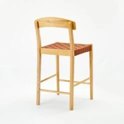 Cliff Haven Solid Wood With Woven Seat Counter Height Barstool - Threshold™ Designed With Studio McGee -Threshold GUEST 274e9a33 2d06 4b98 9b45 c24c037839c0