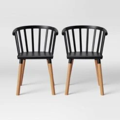 Set Of 2 Balboa Barrel Back Dining Chair - Threshold™ -Threshold GUEST 2a48aca2 f167 4302 b08a 5ba0a288adcb