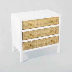 Springville 3 Drawer Nightstand White - Threshold™ Designed With Studio McGee -Threshold GUEST 2aec47cc d72c 4c7b bf64 e9ab76b448eb