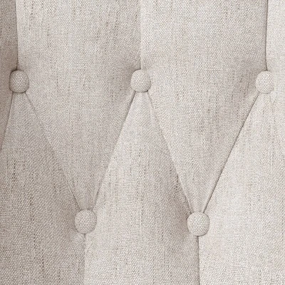 Winfall Tufted Barrel Counter Height Barstool Linen - Threshold™ 4 Winfall Tufted Barrel Counter Height Barstool Linen - Threshold™ - Image 4