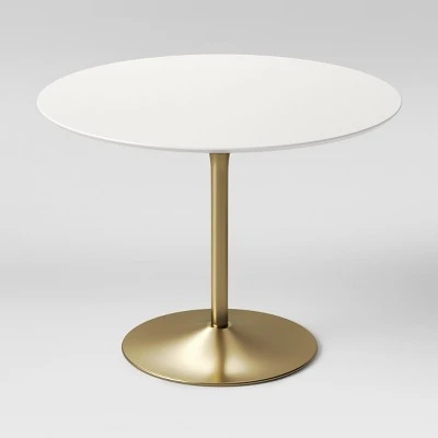 Braniff Round Dining Table Metal Base - Threshold™ 4 Braniff Round Dining Table Metal Base - Threshold™ - Image 4