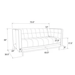 Cologne Tufted Track Arm Sofa Emerald Green - Threshold™ -Threshold GUEST 31ad25ce 542f 4418 8d1e 4bd58faa91d3