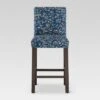 30" Parsons Barstool Bandana Blue Floral - Threshold™
