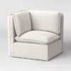 4pc Haven French Seam Modular Sectional Cream - Threshold™