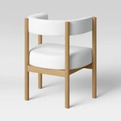 Kenova Upholstered Dining Chair With Wood Dowel Legs Cream - Threshold™ -Threshold GUEST 475c4f31 9f1c 41f8 be66 c4250c814c9e