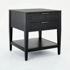 East Bluff 2 Drawers Woven Accent Table Black - Threshold™ Designed With Studio McGee 14 East Bluff 2 Drawers Woven Accent Table Black - Threshold™ Designed With Studio McGee -Threshold GUEST 52fed250 d753 4005 9d7b 39d23590a57b
