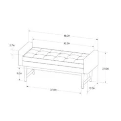 Verken Mid Century Modern Settee Bench - Threshold™ 17 Verken Mid Century Modern Settee Bench - Threshold™ -Threshold GUEST 55d19e28 11c4 43f4 9e3e 2403e25a998b