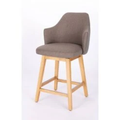 Kinston Swivel Curved Back Upholstered Counter Height Barstool - Threshold™ -Threshold GUEST 585574a8 4152 4afb 9413 75eba22346a7