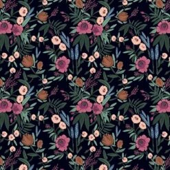 Geller Modern Counter Height Barstool In Botanical Grant Floral Ink - Threshold™ -Threshold GUEST 589f38b7 cc11 4281 a914 3cec9337f87c