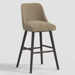 Geller Modern Textured Linen Counter Height Barstool - Threshold™