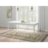 72" Cambridge Farmhouse Fully Painted Turned Leg Rectangular Dining Table White - Threshold™