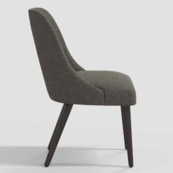 Geller Modern Dining Chair In Textured Linen Zuma - Threshold™ -Threshold GUEST 58ef16f4 9ef2 4c77 8ddd 4ad461c1f90f