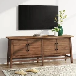 Threshold 55 Haverhill TV Stand For TVs Up To 50" Brown - Threshold™