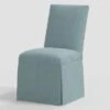 Samy Skirted Slipcover Dining Chair In Linen - Threshold™