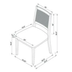 Oak Park Cane Dining Chair Black - Threshold™ Designed With Studio McGee -Threshold GUEST 5e0d79ff e5da 47f6 89c1 777b56e7d3ca