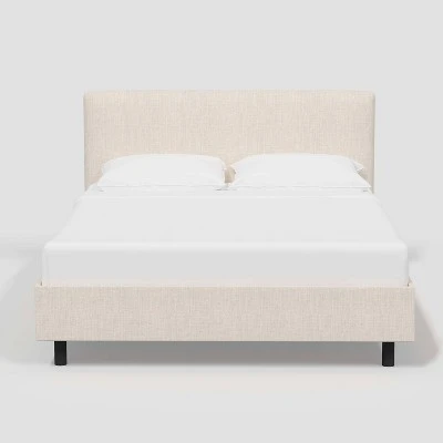 Olivia Upholstered Linen Platform Bed - Threshold™ 1 Olivia Upholstered Linen Platform Bed - Threshold™