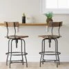 Woodsboro Adjustable Barstool Brown - Threshold™