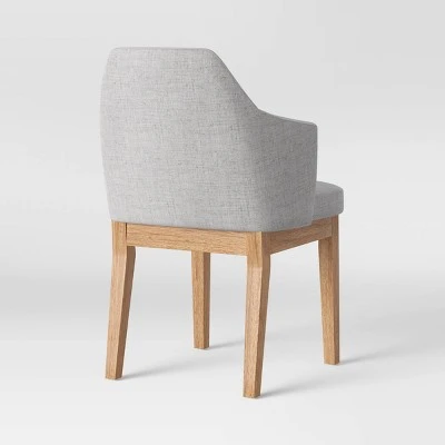 Kinston Curved Back Upholstered Dining Chair - Threshold™ 3 Kinston Curved Back Upholstered Dining Chair - Threshold™ - Image 3