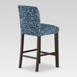 30" Parsons Barstool Bandana Blue Floral - Threshold™ -Threshold GUEST 65ebe208 4ac4 432c 8429 f11eaa2f6dbf