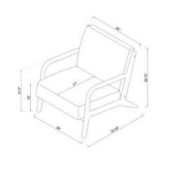 Esters Wood Armchair - Threshold™ -Threshold GUEST 671b808a 0f51 4b1b 8bb1 34be7d271a3c
