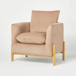 Elroy Accent Chair With Wooden Legs - Threshold™ Designed With Studio McGee 12 Elroy Accent Chair With Wooden Legs - Threshold™ Designed With Studio McGee -Threshold GUEST 67b3e375 dd9a 47f2 ae49 c7b2dcdfed51