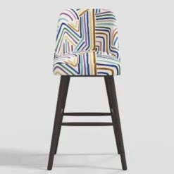 Geller Modern Counter Height Barstool In Patterns - Threshold™ -Threshold GUEST 6993e9f0 4eaf 475f a511 1bb33e86a822