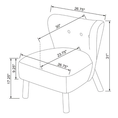Sculpted Faux Shearling Accent Chair Cream - Threshold™ Designed With Studio McGee 6 Sculpted Faux Shearling Accent Chair Cream - Threshold™ Designed With Studio McGee - Image 6