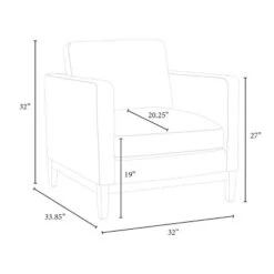 Woodland Hills Wood Base Chair Light Gray - Threshold™ Designed With Studio McGee -Threshold GUEST 6e8f4d51 943c 49ba 9657 ccd0dc5a9fa7
