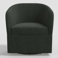 Rhea Swivel Chair In Linen - Threshold™