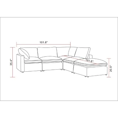 5pc Allandale Modular Sectional Sofa Set - Project 62™ 6 5pc Allandale Modular Sectional Sofa Set - Project 62™ - Image 6