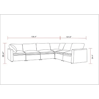 6pc Allandale Modular Sectional Sofa Set - Project 62™ 5 6pc Allandale Modular Sectional Sofa Set - Project 62™ - Image 5
