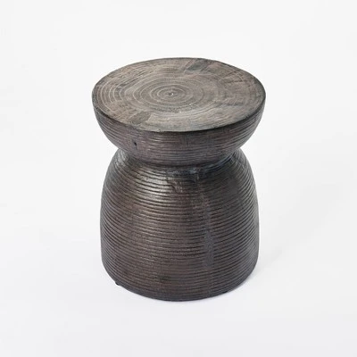 Grantsville Drum Accent Table Black - Threshold™ Designed With Studio McGee 2 Grantsville Drum Accent Table Black - Threshold™ Designed With Studio McGee - Image 2