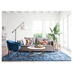 Lanham Marble Top Side Table Brown - Threshold™ -Threshold GUEST 7bfa4f18 bf35 42a3 a4ca b9647c28fd64