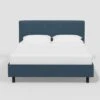 Olivia Upholstered Textured Linen Platform Bed - Threshold™
