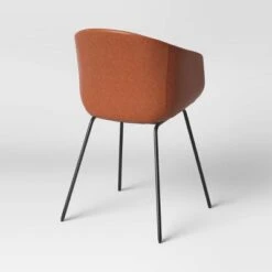 Mossman Faux Leather Tub Dining Chair Brown - Threshold™ 5 Mossman Faux Leather Tub Dining Chair Brown - Threshold™ -Threshold GUEST 8275af96 b1d8 4109 a7e2 1c34671304b3