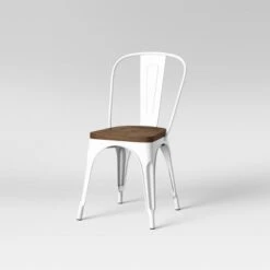 Set Of 2 Carlisle High Back Wood Seat Dining Chair Matte White - Threshold™ -Threshold GUEST 83df2b1d 3e35 4b66 bbff f780ae5c0cb4