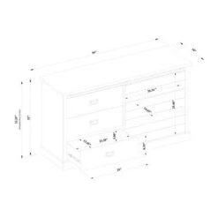 Southwick Farmhouse 3 Drawer/Shelf Dresser With Sliding Barn Door White - Threshold™ 5 Southwick Farmhouse 3 Drawer/Shelf Dresser With Sliding Barn Door White - Threshold™ -Threshold GUEST 842f0b74 6701 41d8 b2c7 f9a18671b891