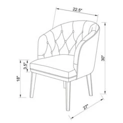 Catonsville Barrel Chair - Threshold™ 11 Catonsville Barrel Chair - Threshold™ -Threshold GUEST 84d57330 6205 40a6 86a3 35635ca951ac