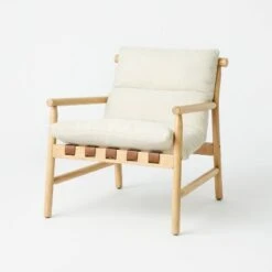 Holly Sling Back Accent Chair Cream/Natural - Threshold™ Designed With Studio McGee -Threshold GUEST 89c26202 7ef9 4ca1 a497 96396e2fb05c